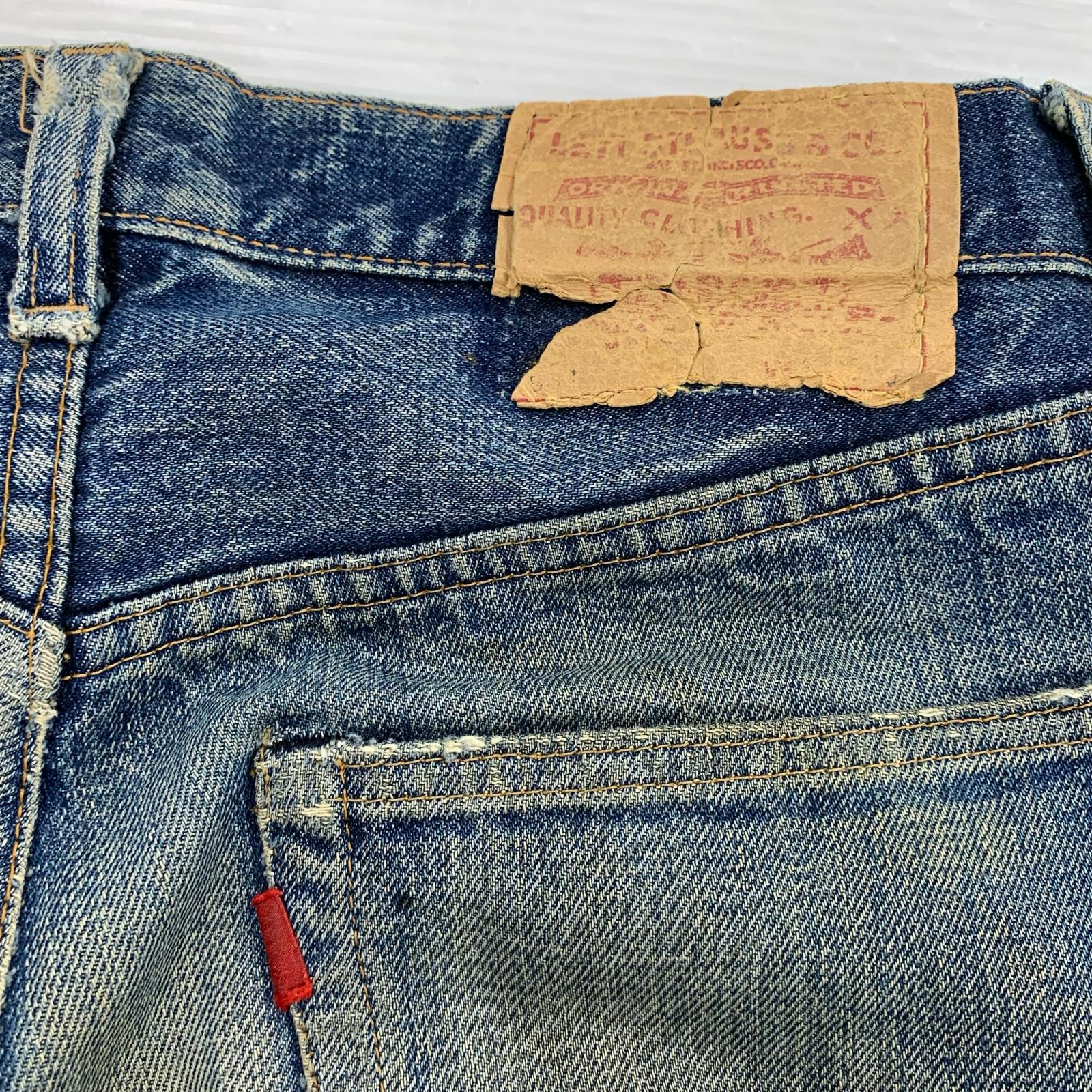 デニムパンツ Levi's 60s BIGE ブルー