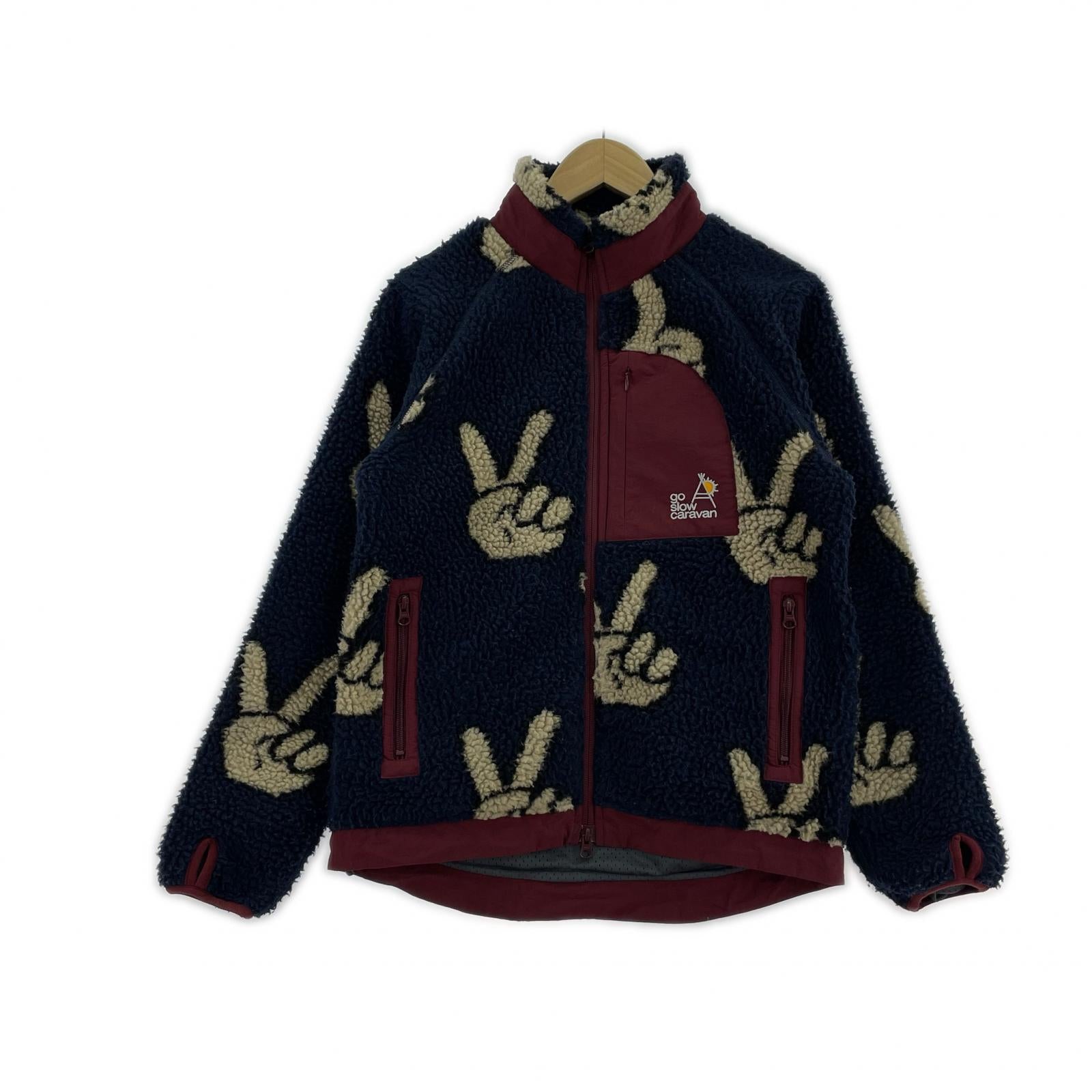 その他トップス go slow caravan ジップアップブルゾン
