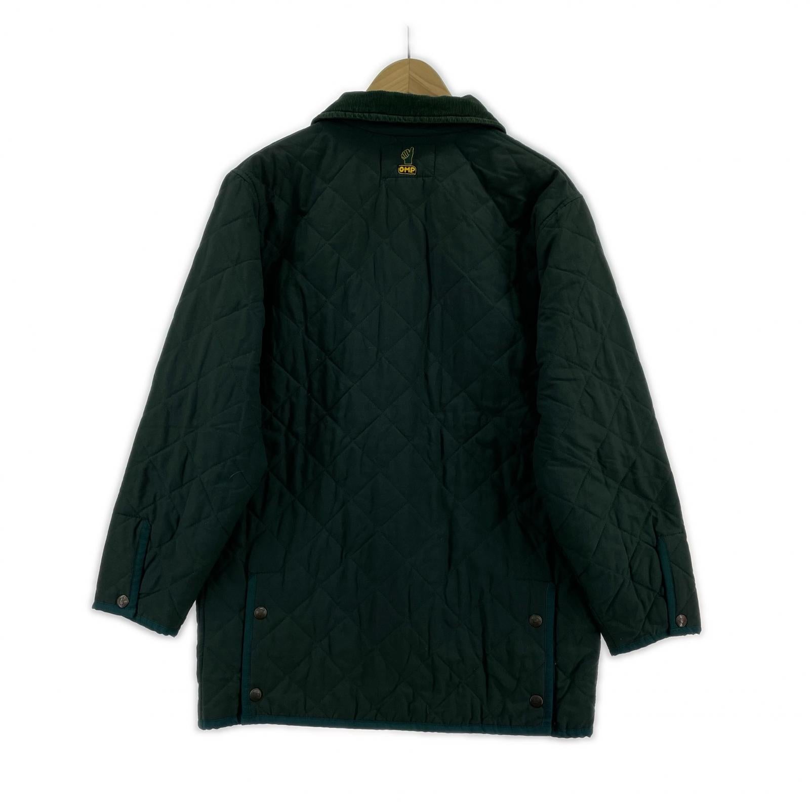 ジャケット OMP ｷﾙﾃｨﾝｸﾞｼﾞｬｹｯﾄ GRN S S グリーン
