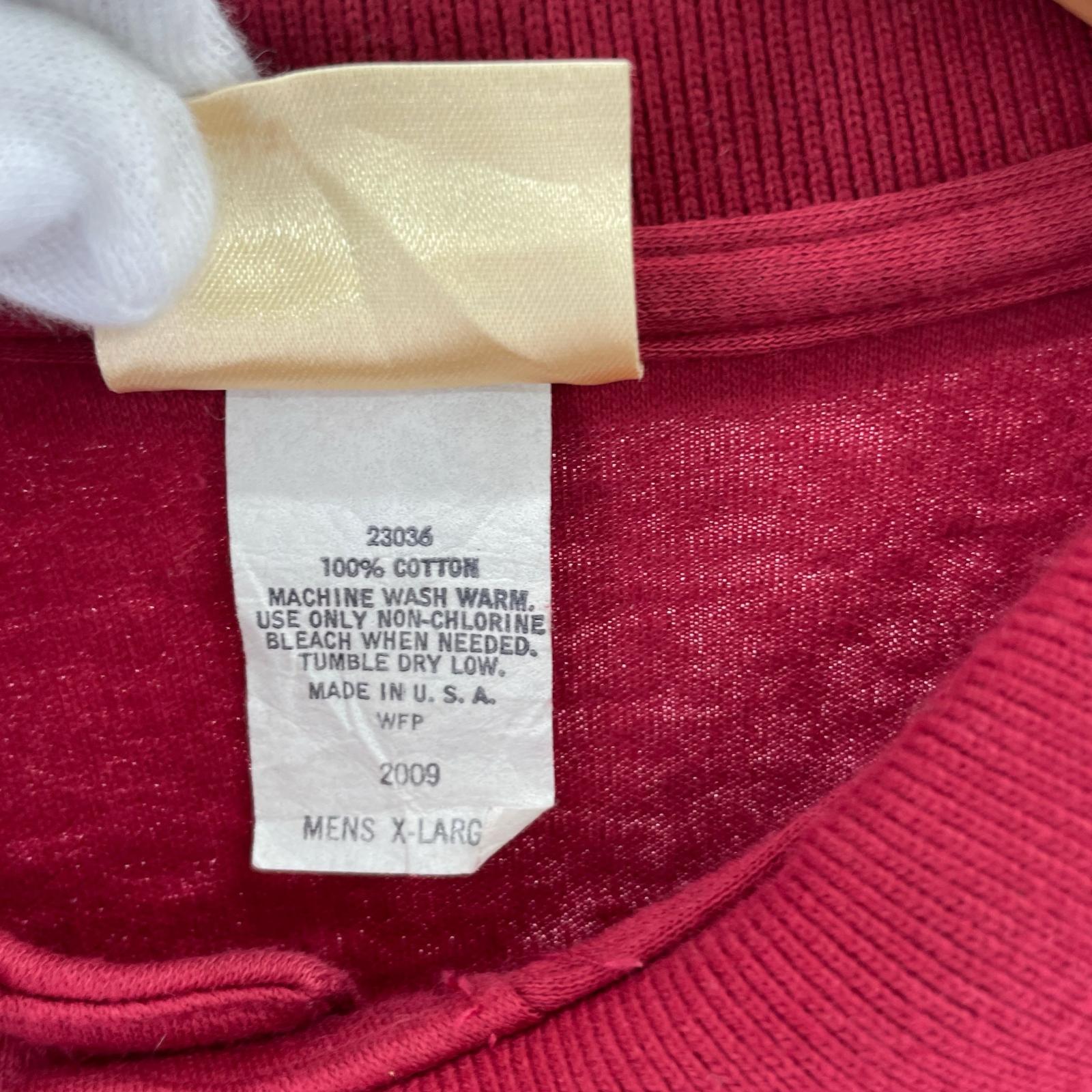長袖Ｔシャツ L.L.Bean L/Sコットンポロ　赤 レッド
