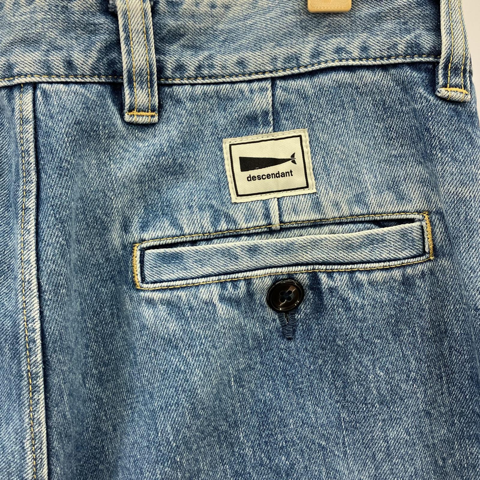 デニムパンツ DESCENDANT DC-3 WIDE DENIM PANTS (2) 2