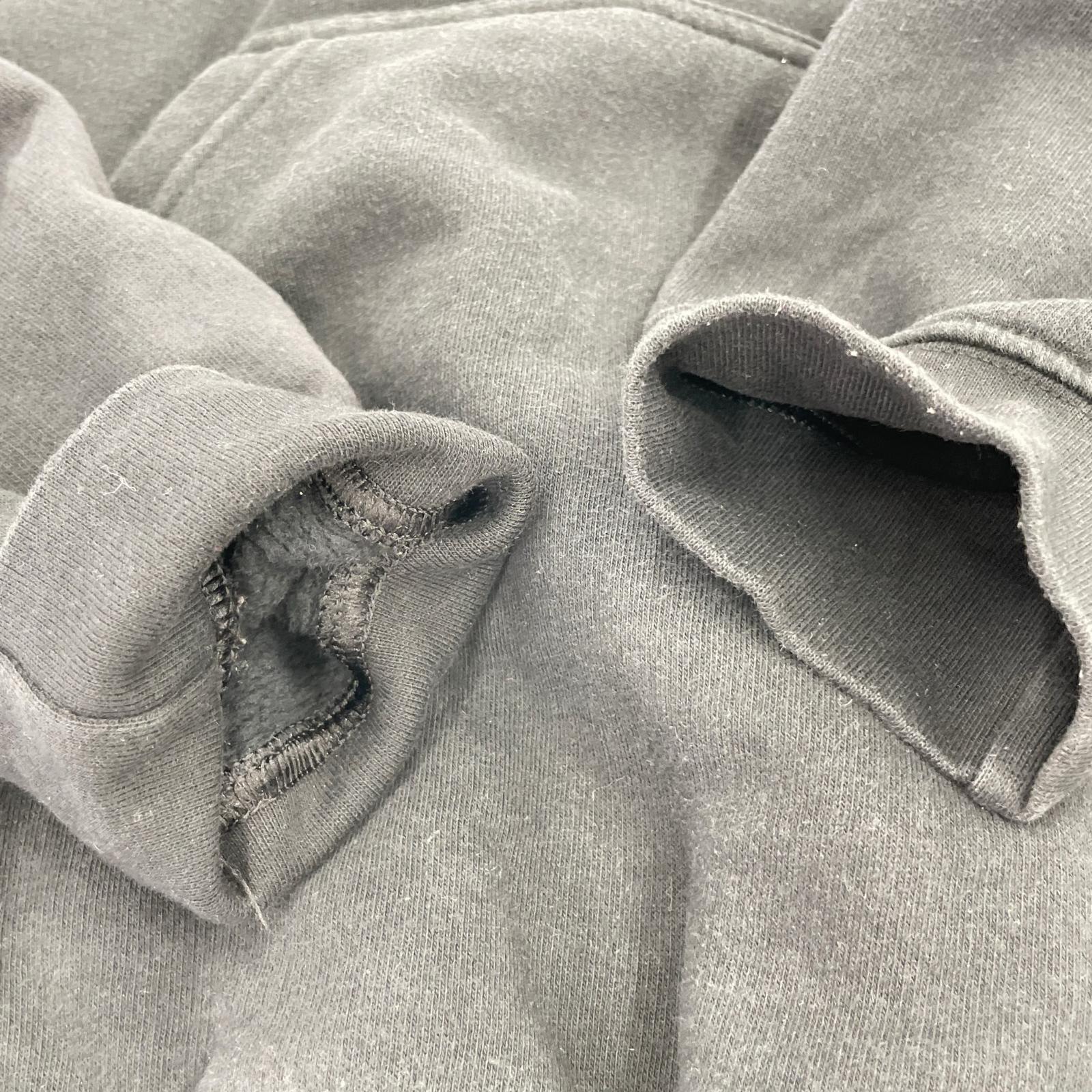 パーカー 00s トルコ製 胸LOGO Hoodie M BLK M ブラック
