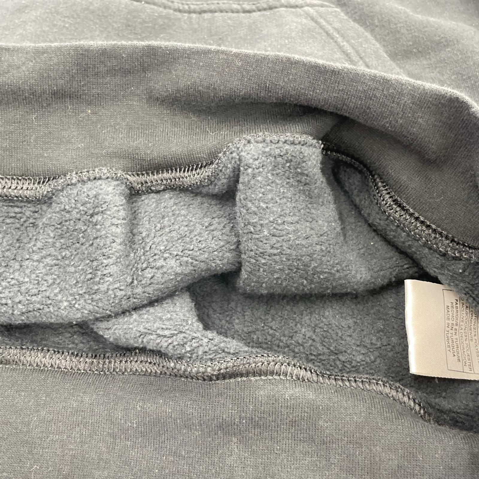 パーカー 00s トルコ製 胸LOGO Hoodie M BLK M ブラック