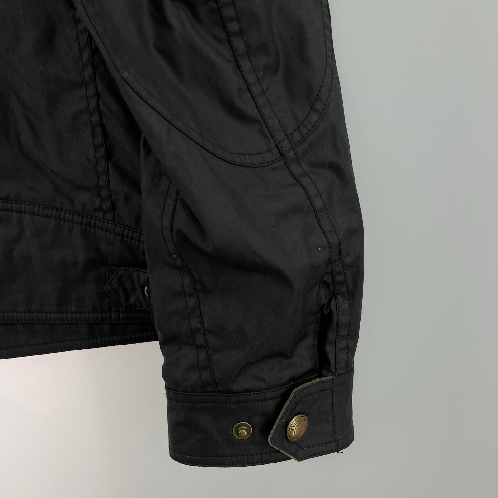 ジャケット BELSTAFF レースマスター ワックスジャケット 71020198 黒 (50) 50 ブラック