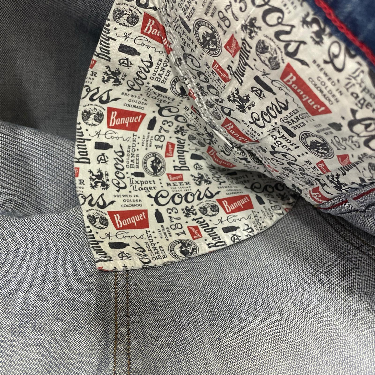 デニムパンツ ×Coors カウボーイカット