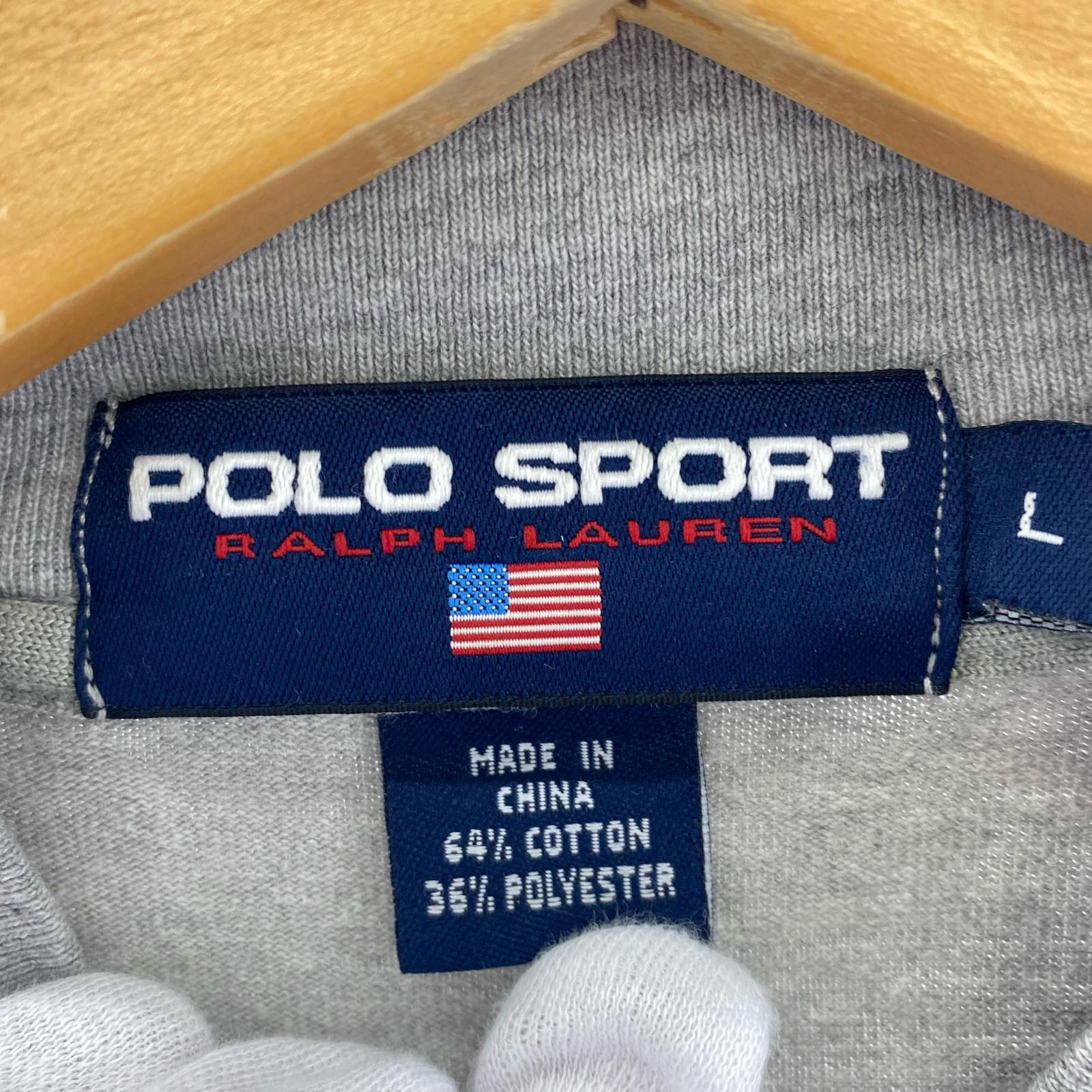 ジャケット POLO RALPH LAUREN polo sport スナップボタンジャケット L グレー