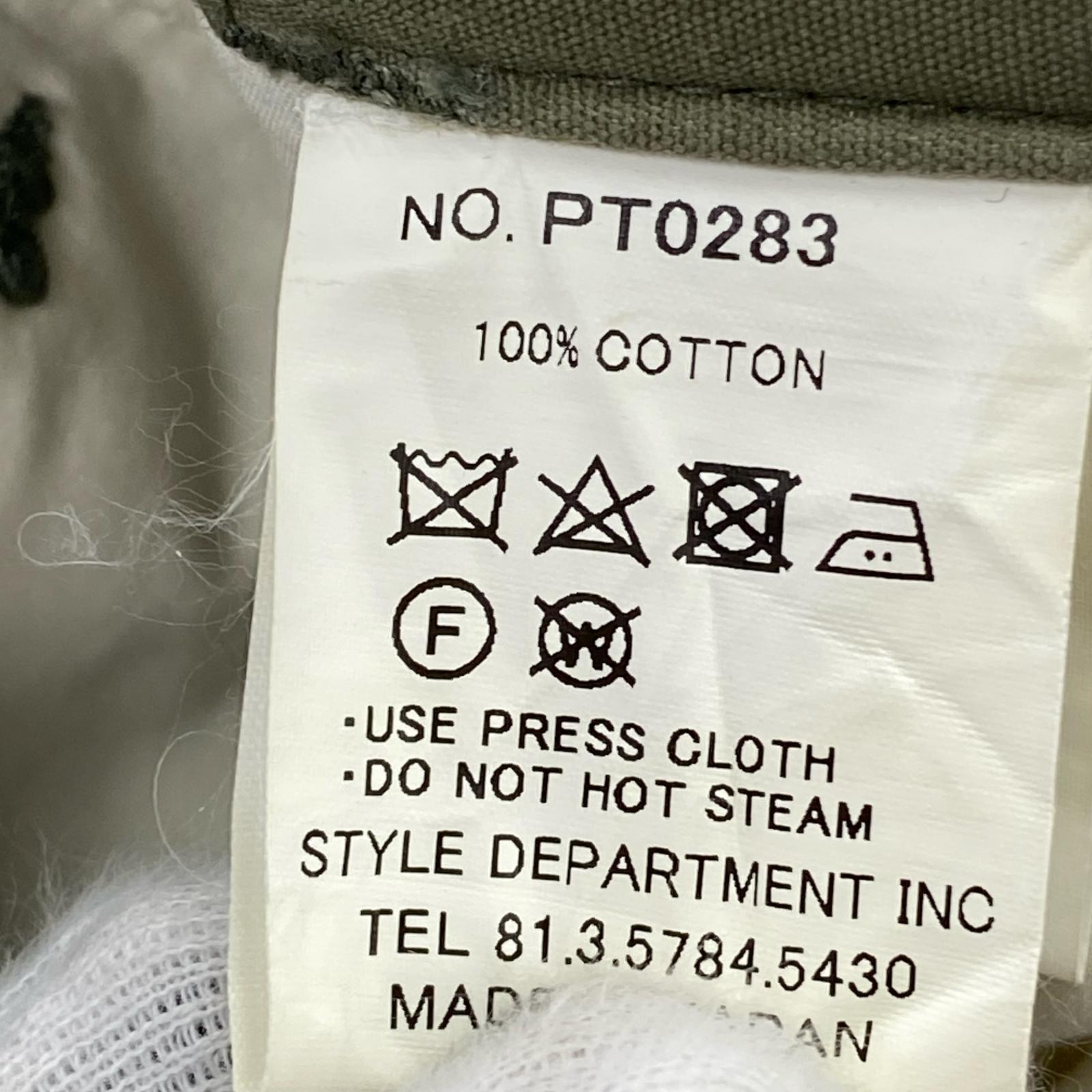 パンツ STILL BY HAND コットンチノパンツ 48 KHK 46 カーキ