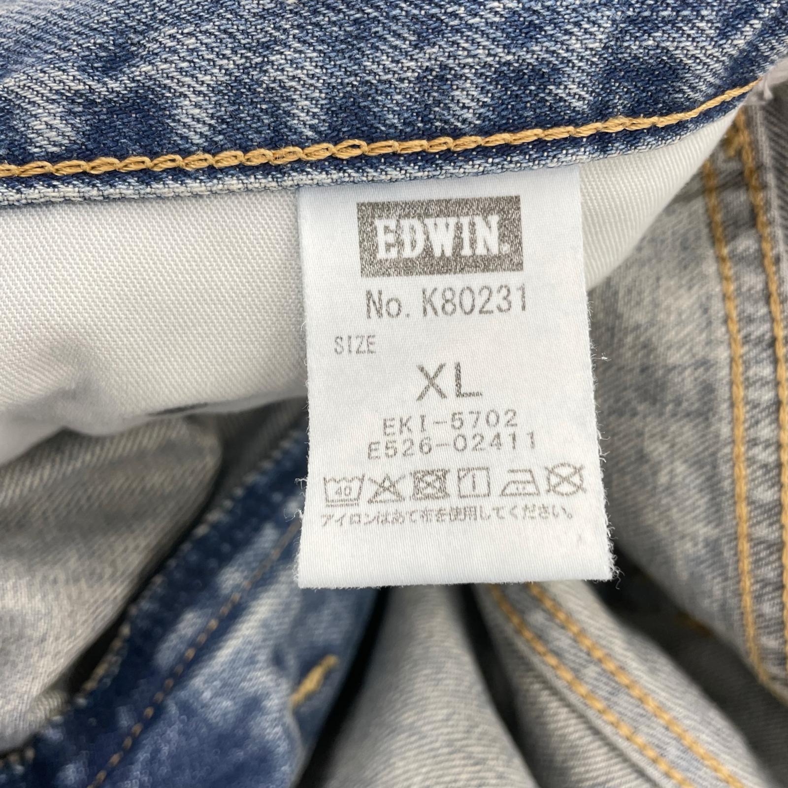 デニムパンツ ×EDWIN Bshop別注 ROSS MEN サックス ブルー