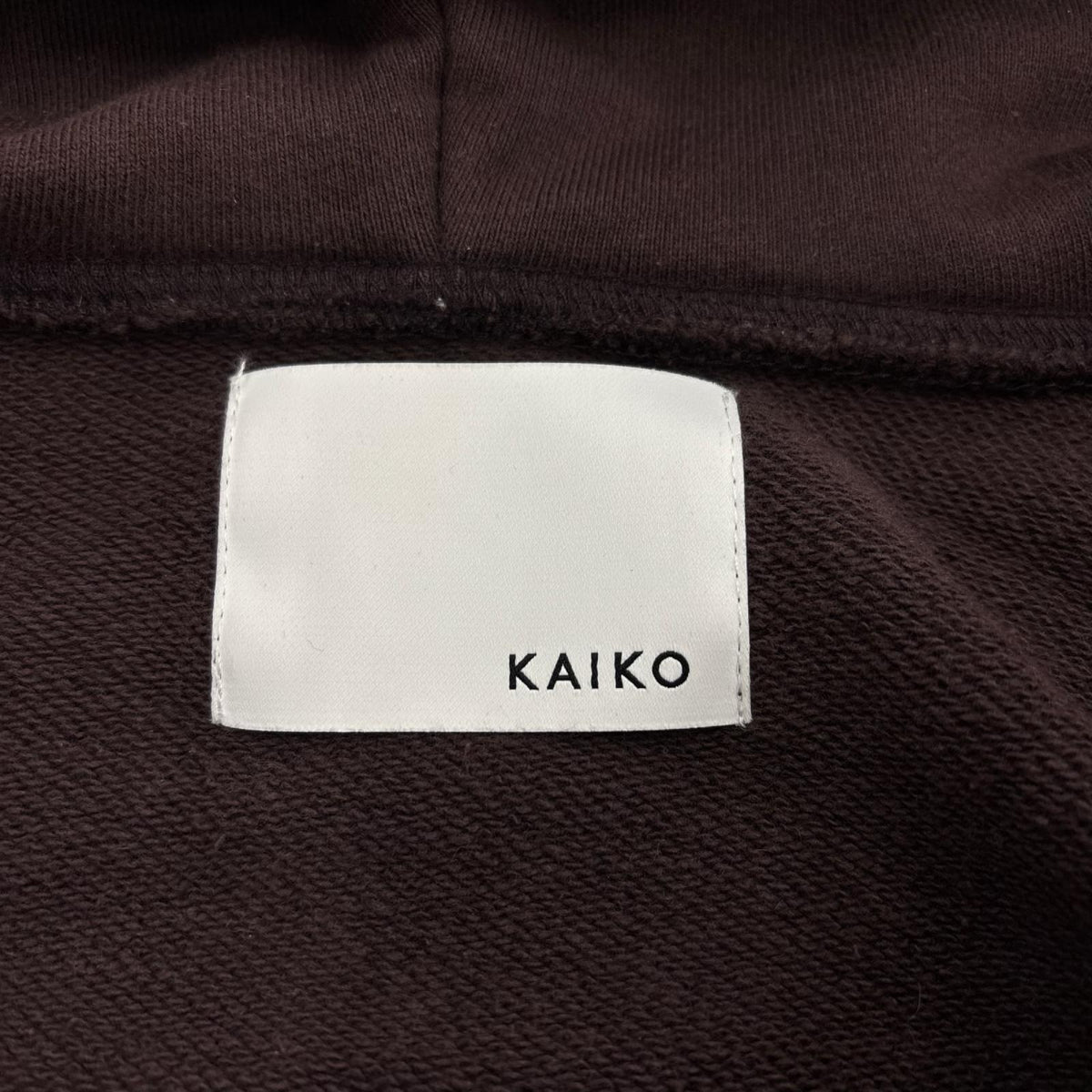 パーカー DOUBLE ZIP PARKA 0 ブラウン