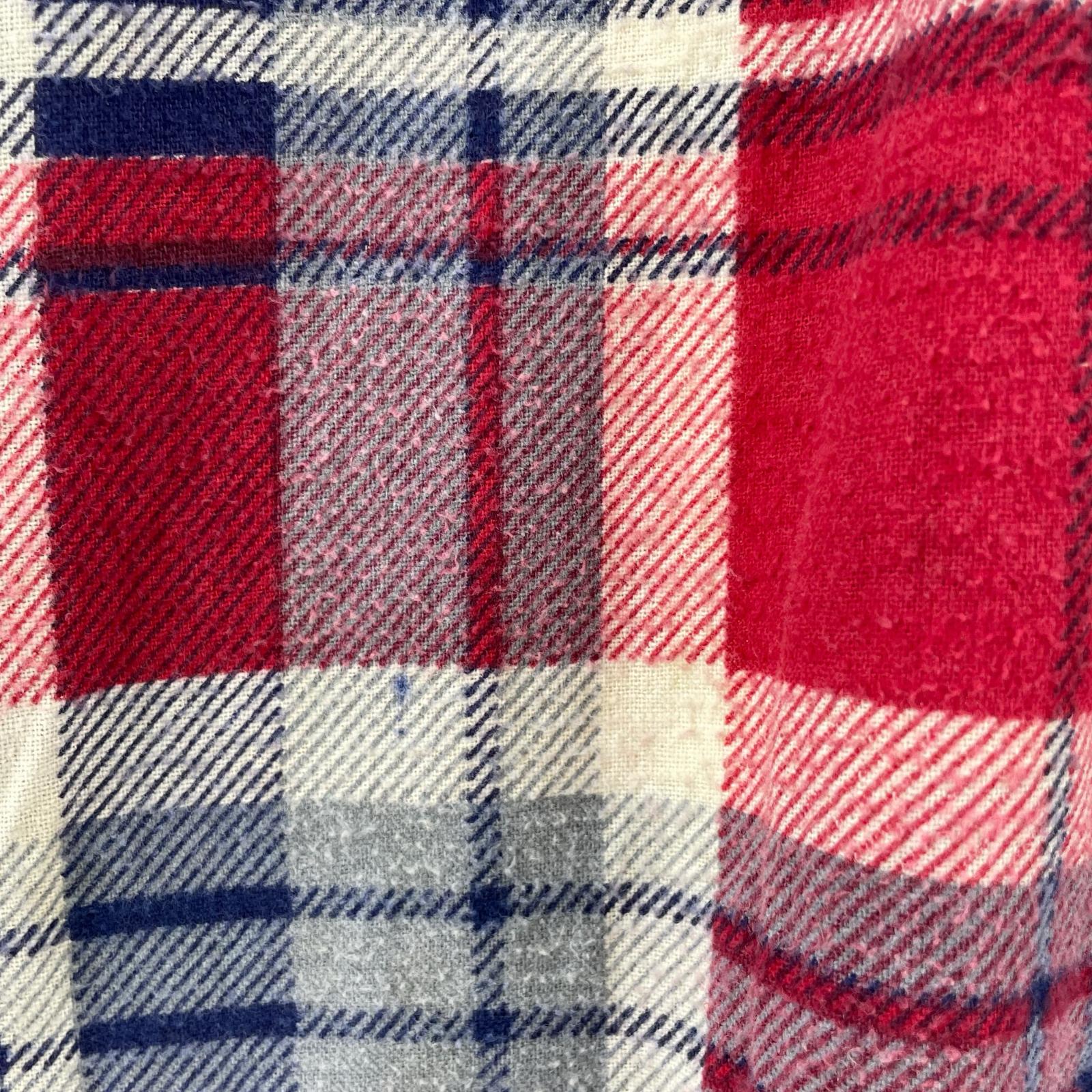 長袖シャツ OZARK TRAIL 90S チェックシャツ 赤 (３XL) レッド