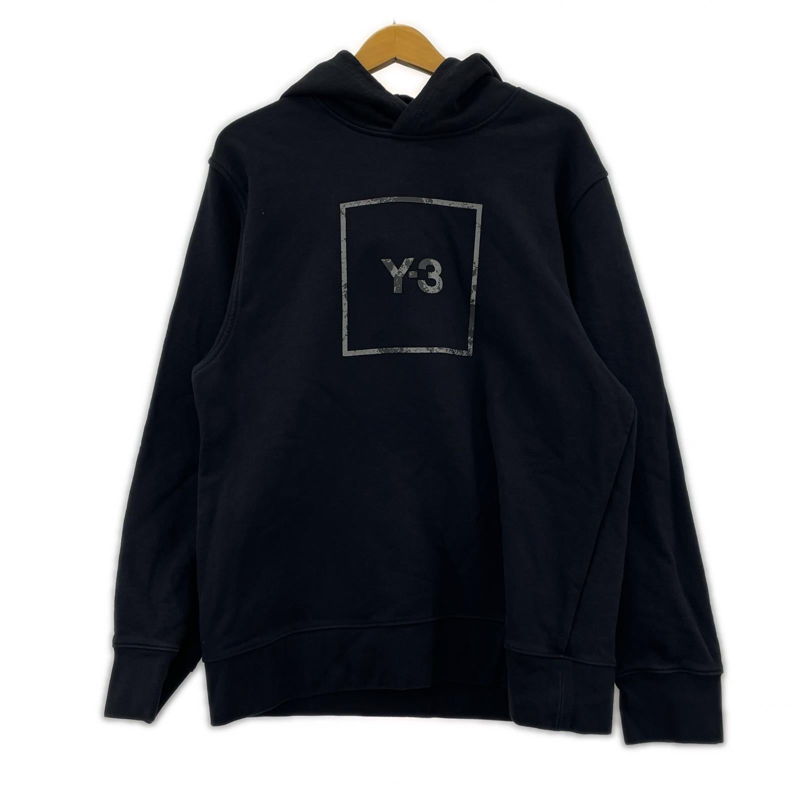 パーカー U SQ LBL GRPHC HOODIE 黒 (L) L ブラック