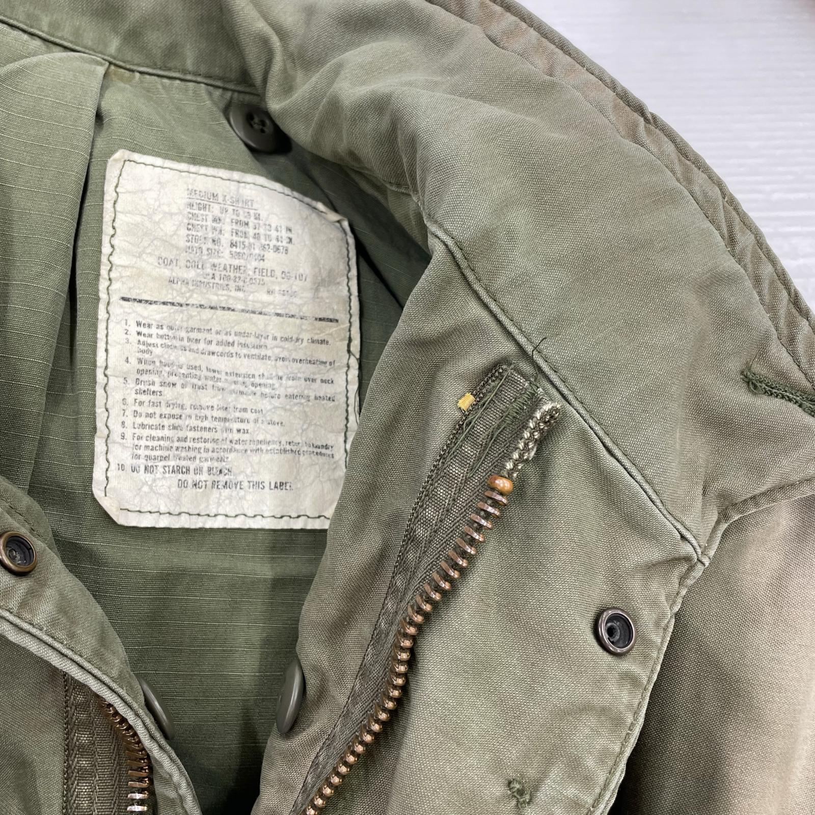ミリタリージャケット 80s US.ARMY M-65 (MEDIUM X-SHORT) M グリーン