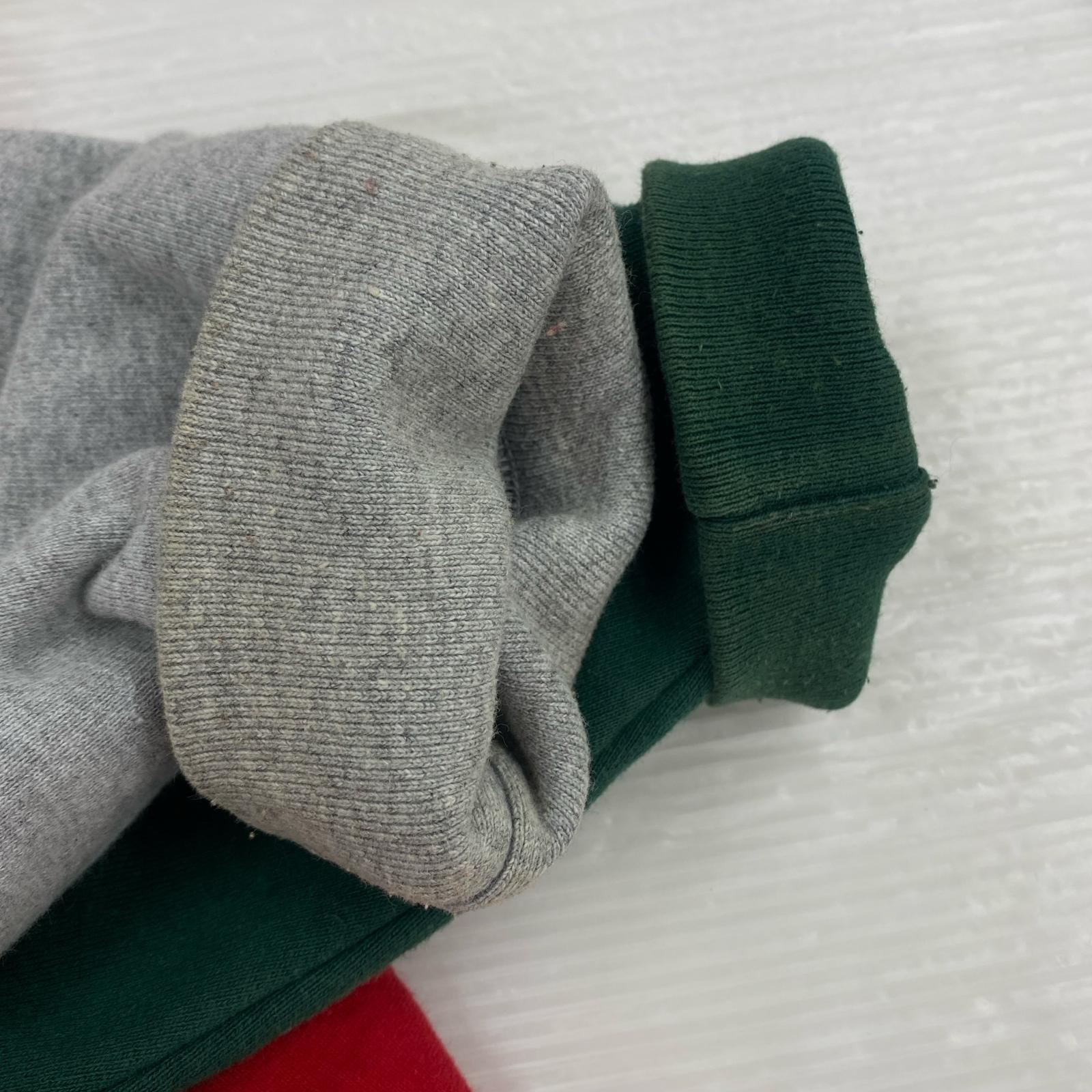 パーカー S Logo Colorblocked Hooded M レッド