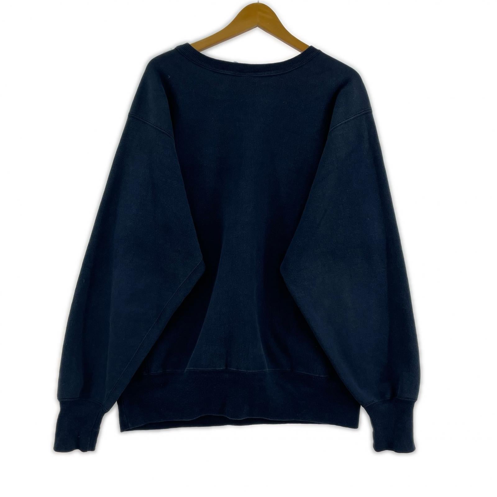 スウェット USA製 刺繍タグ REVERSE WEAVE PENN 紺 (L) L
