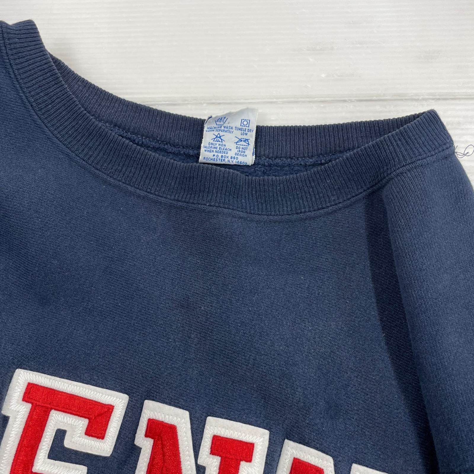 スウェット USA製 刺繍タグ REVERSE WEAVE PENN 紺 (L) L