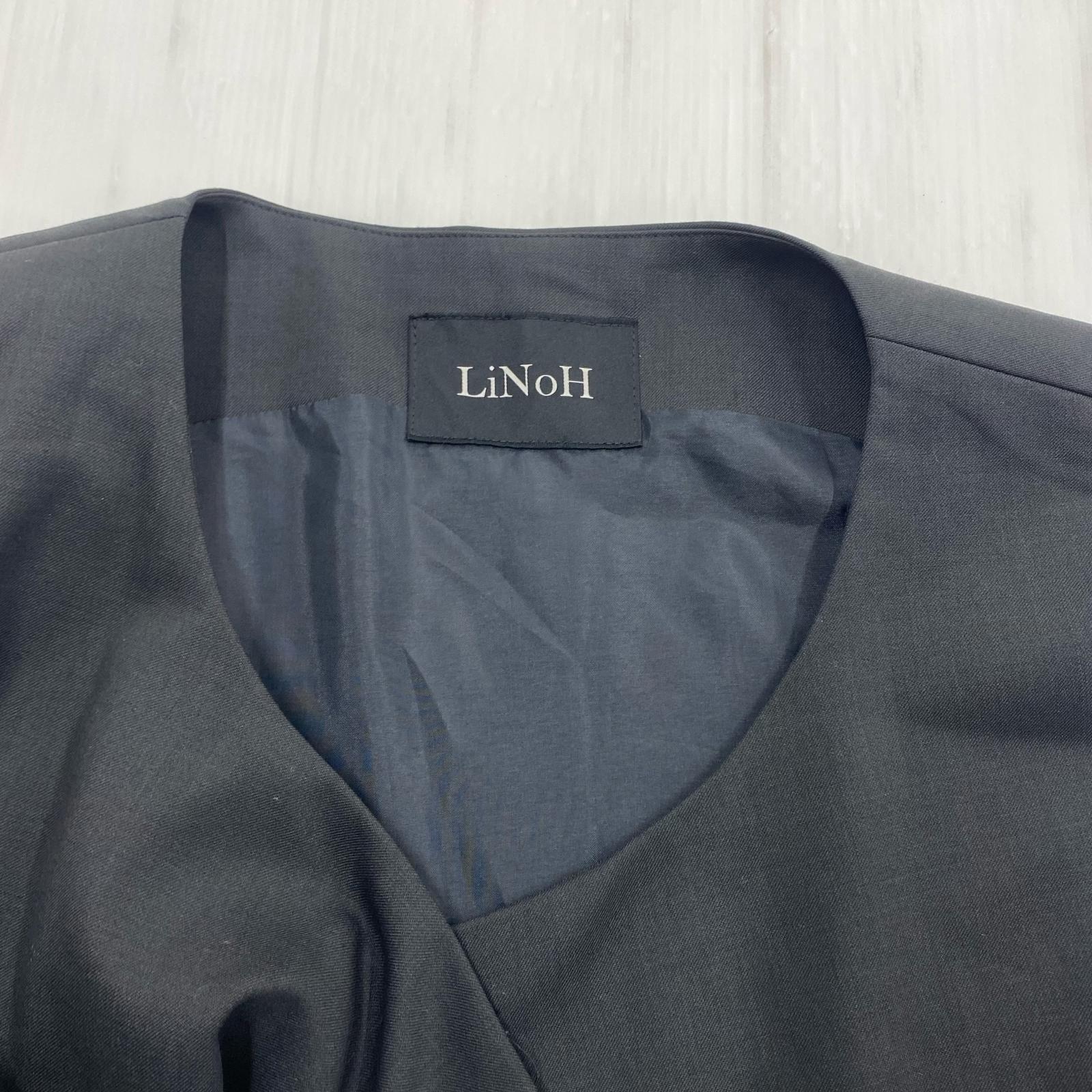 長袖シャツ LiNoH ×MENS NON-NO ジレ・ベスト 黒 (2) 2 ブラック