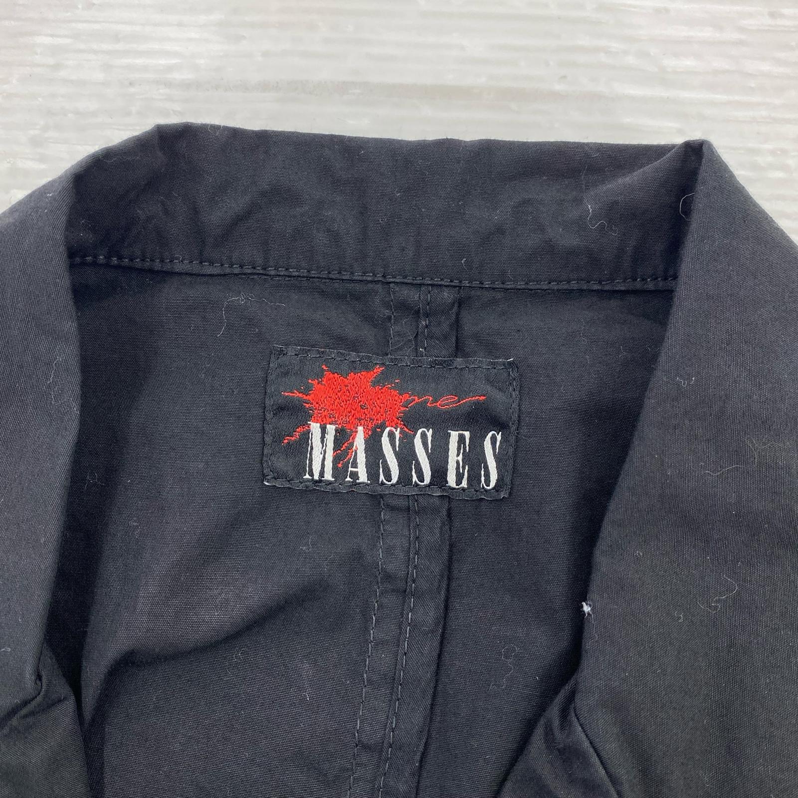 ジャケット MASSES コート (S) 黒 S ブラック