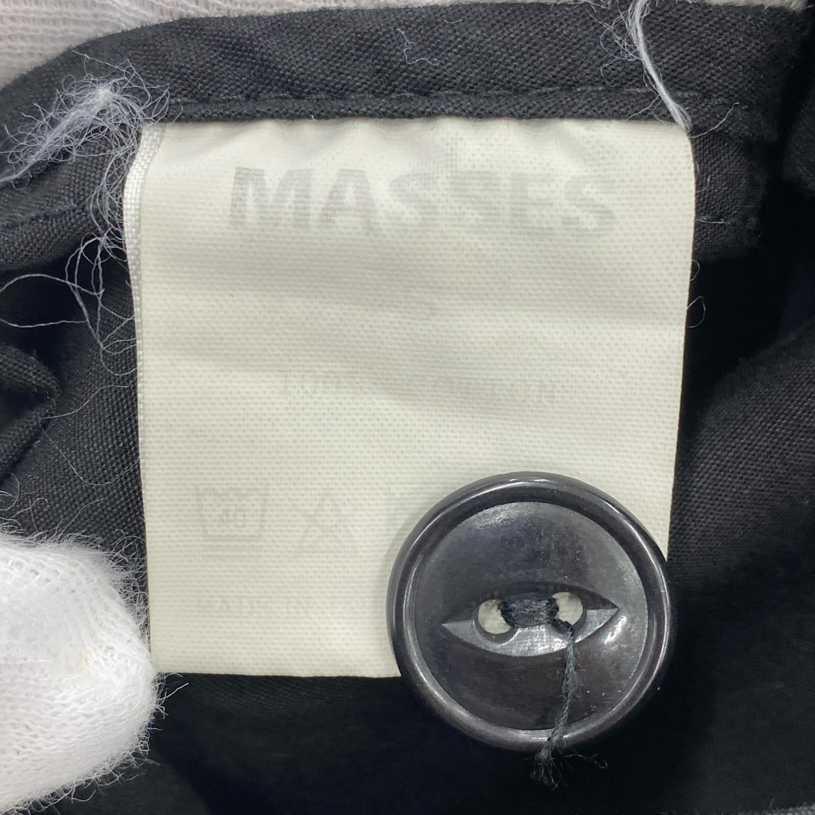 ジャケット MASSES コート (S) 黒 S ブラック