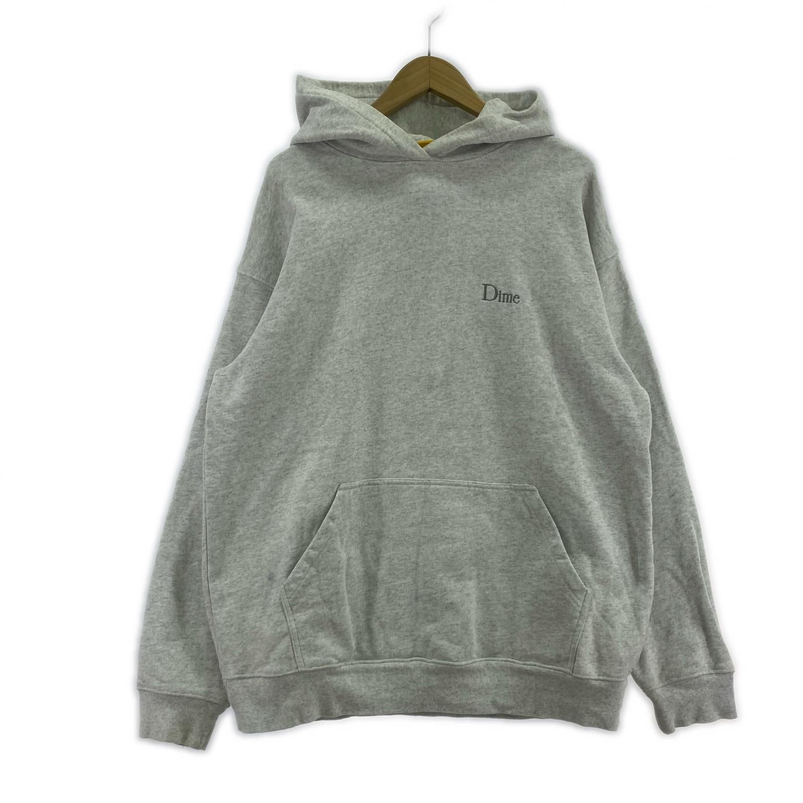 パーカー Dime 刺？ロゴパーカー L グレー