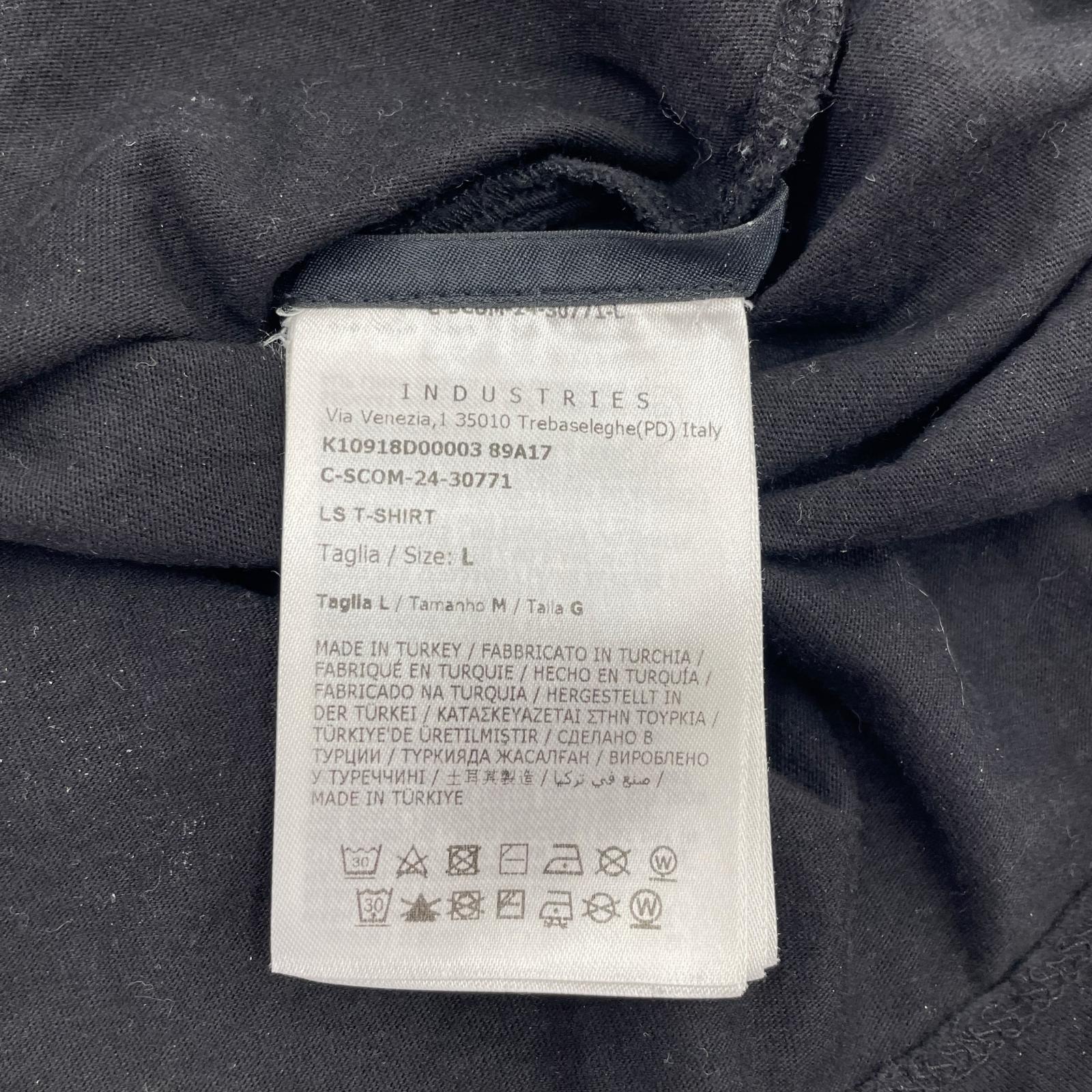 長袖Ｔシャツ Logo L/S Tee BLK L L ブラック