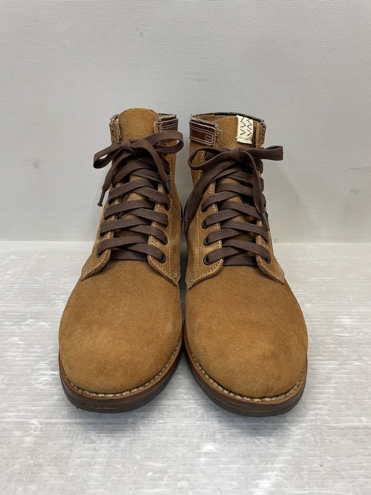 ブーツ VISVIM LAFAYETTE BOOTS-FOLK レースアップブーツ M8 茶