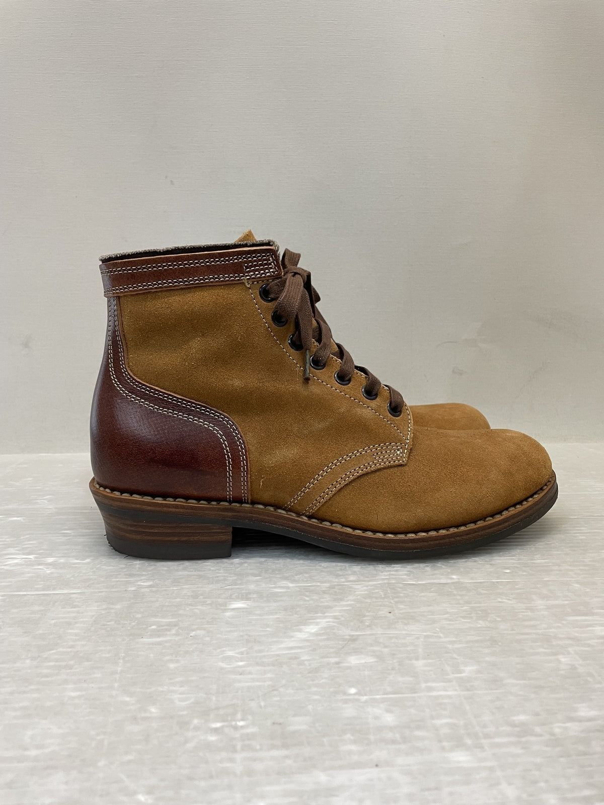 ブーツ VISVIM LAFAYETTE BOOTS-FOLK レースアップブーツ M8 茶