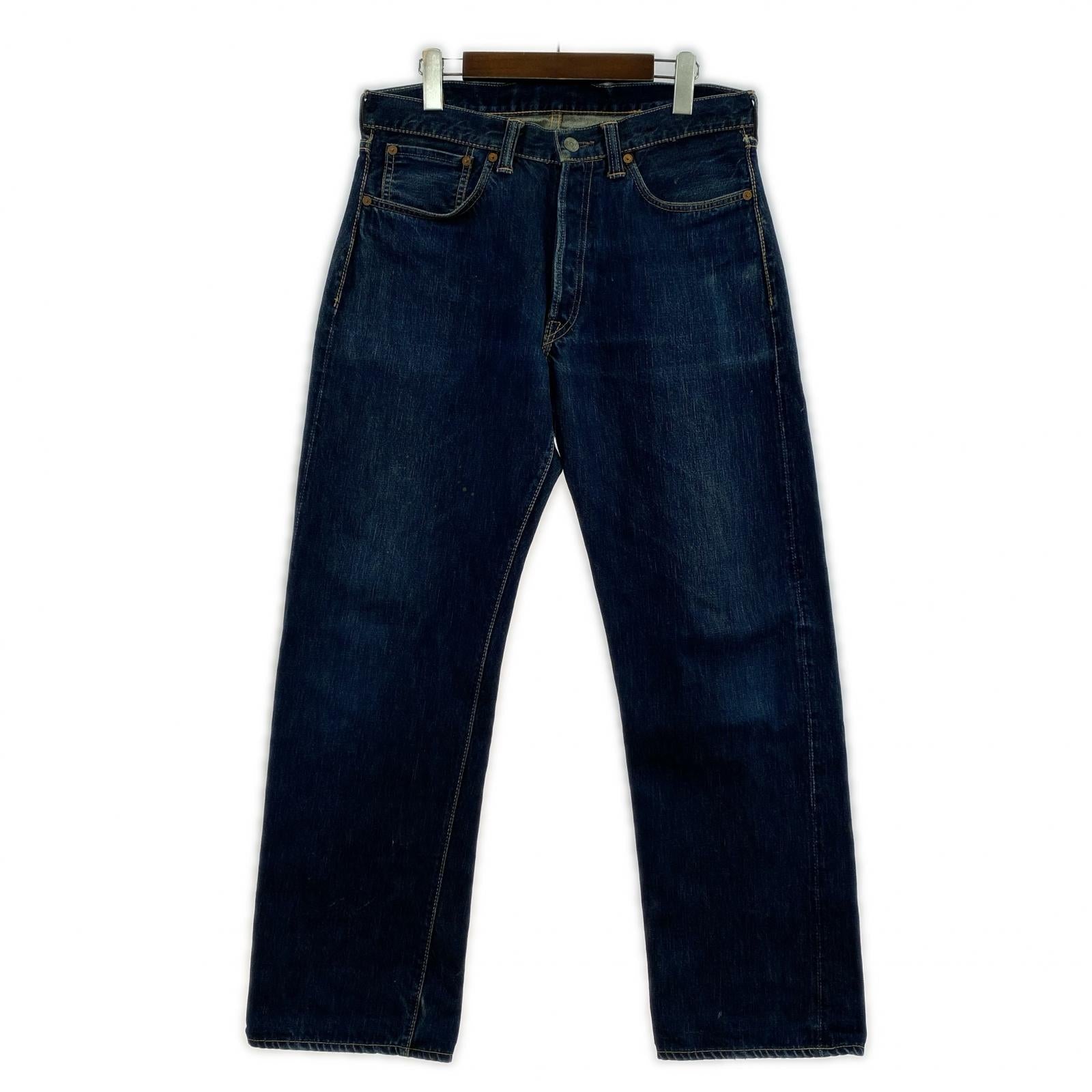 デニムパンツ BOOTLEGGERS Co 601XX セルビッチデニムパンツ W33 L32 インディゴ 33 ネイビー