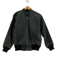 レザージャケット DE-LUXE LEATHER WEAR 黒 (M) M ブラック