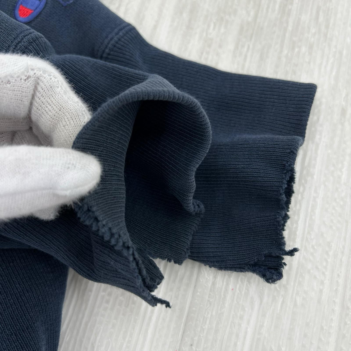スウェット Champion 90s ｶﾚｯｼﾞﾛｺﾞ REVERSE WEAVE 紺 (L) L ネイビー