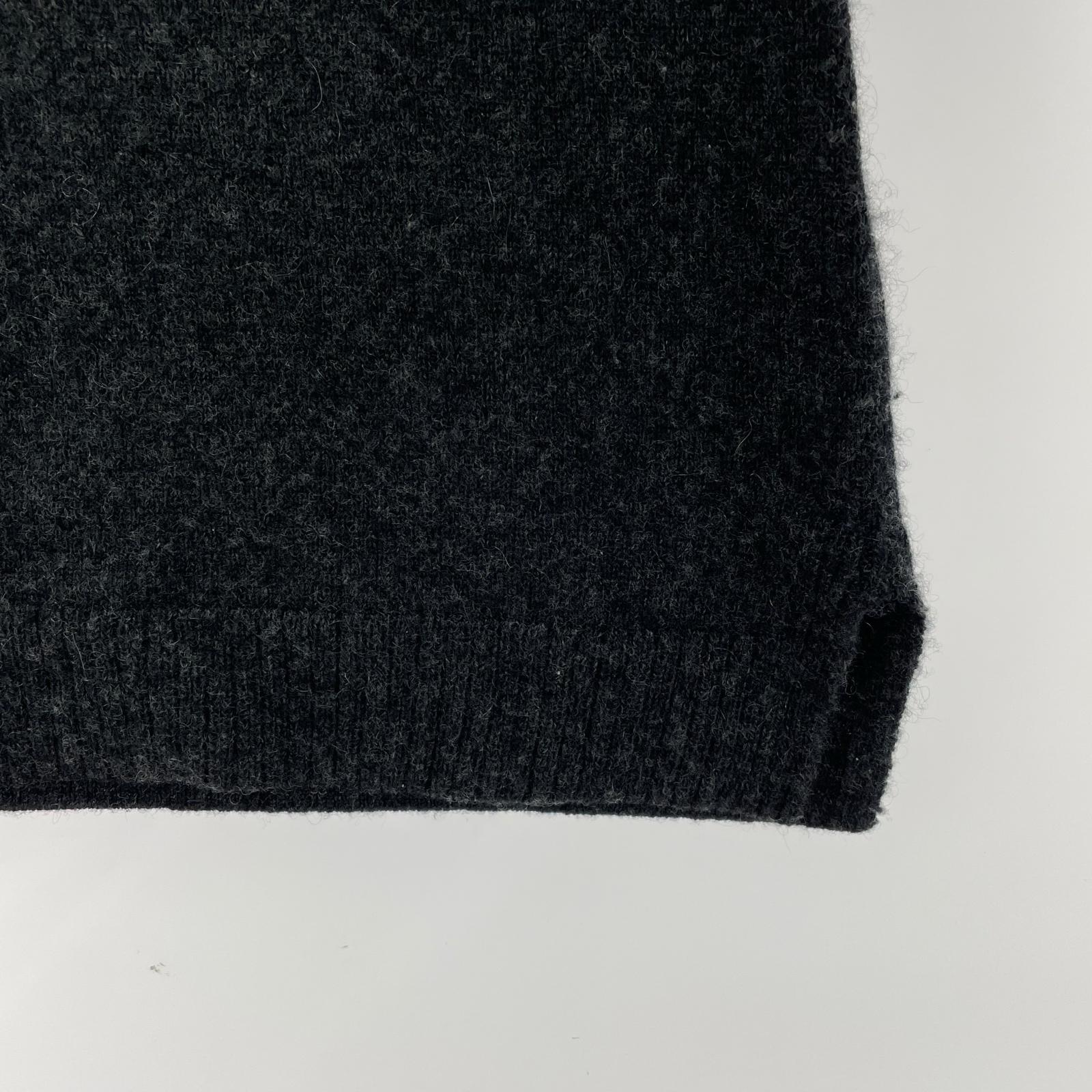 ニット POUR HOMME 13AW カシミヤニットセーター/グレー 3 ブラック