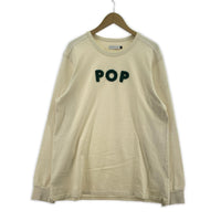 長袖Ｔシャツ .POP TRADING COMPANY フェルトワッペン L/S Tee L