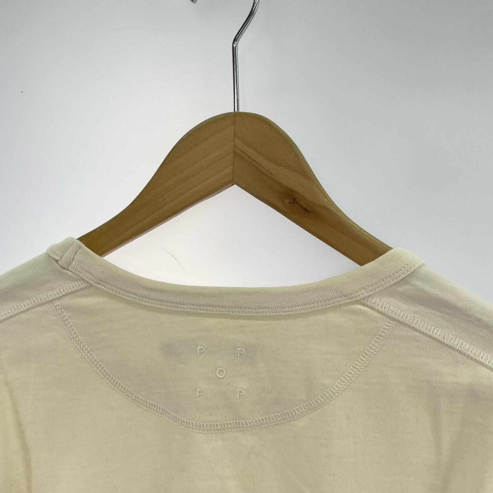 長袖Ｔシャツ .POP TRADING COMPANY フェルトワッペン L/S Tee L