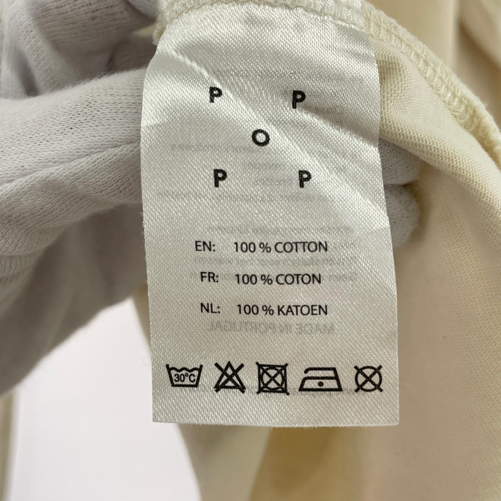 長袖Ｔシャツ .POP TRADING COMPANY フェルトワッペン L/S Tee L