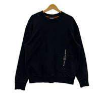 スウェット DIESEL ﾎﾟｹｯﾄ付 黒 (M) M ブラック