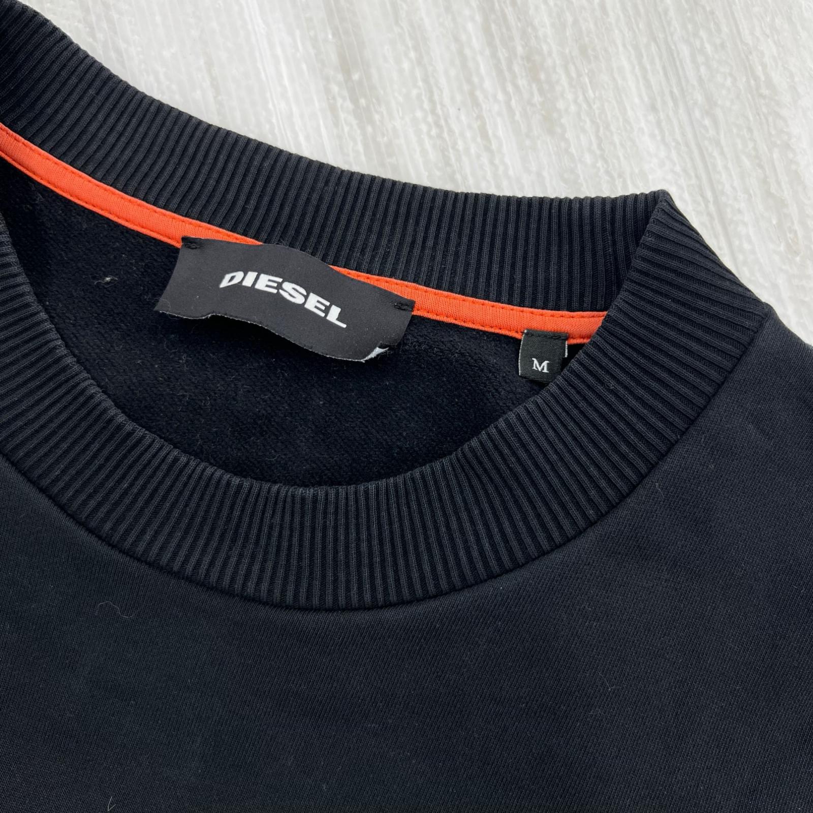スウェット DIESEL ﾎﾟｹｯﾄ付 黒 (M) M ブラック