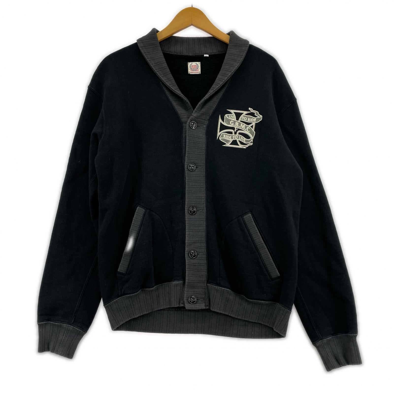 カーディガン ショールカラーカーディガン ブラック 38 ブラック