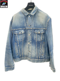 BALENCIAGA ﾊﾞｯｸﾞﾛｺﾞ ﾃﾞﾆﾑｼﾞｬｹｯﾄ (50)