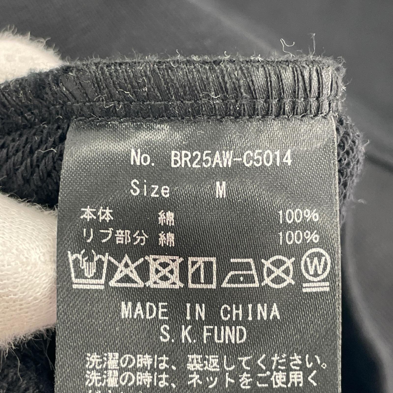 パーカー BREATH/OLD ENGLISH LOGO RHINESTONE/M M ブラック