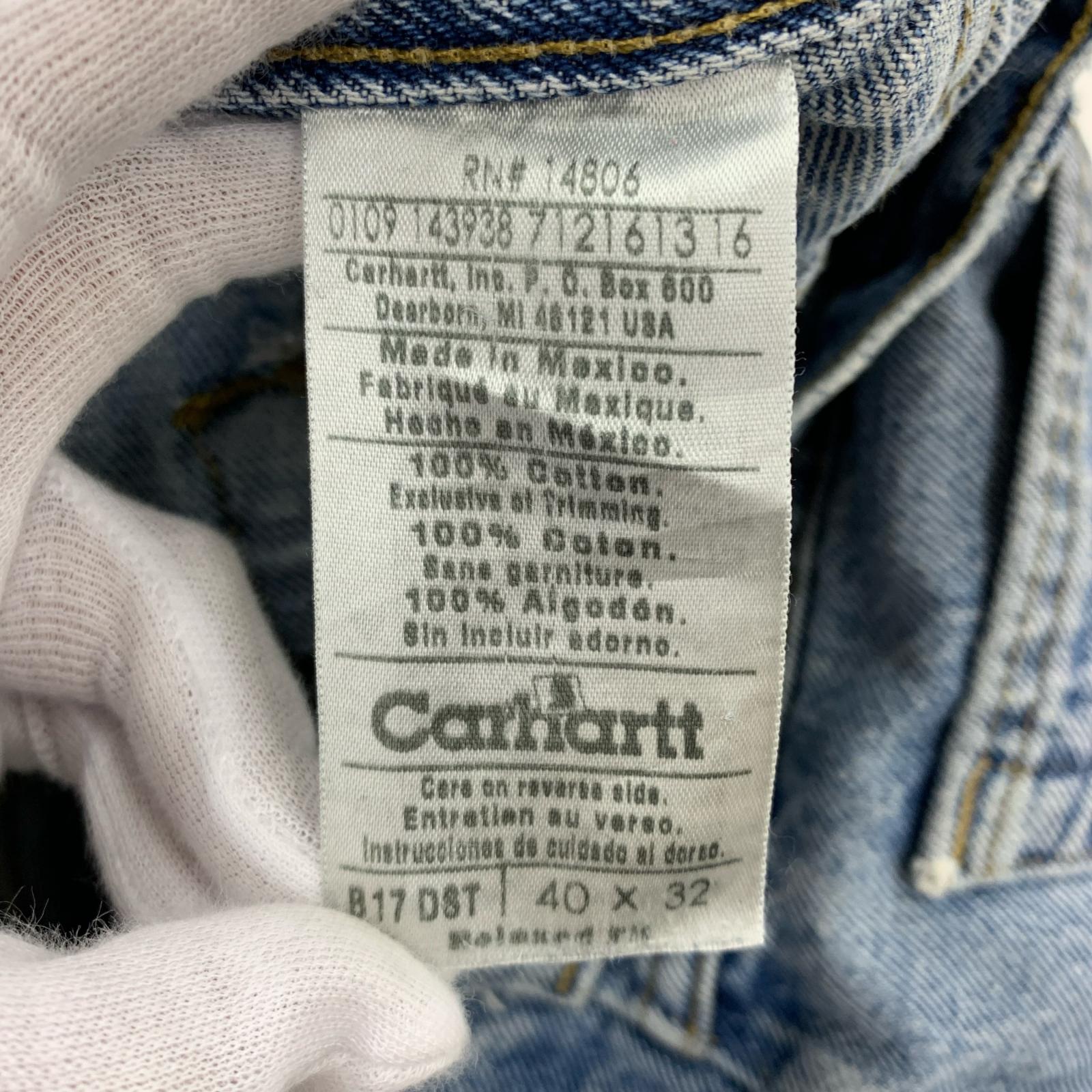 デニムパンツ Carhartt デニム・ジーンズ 40 ブルー