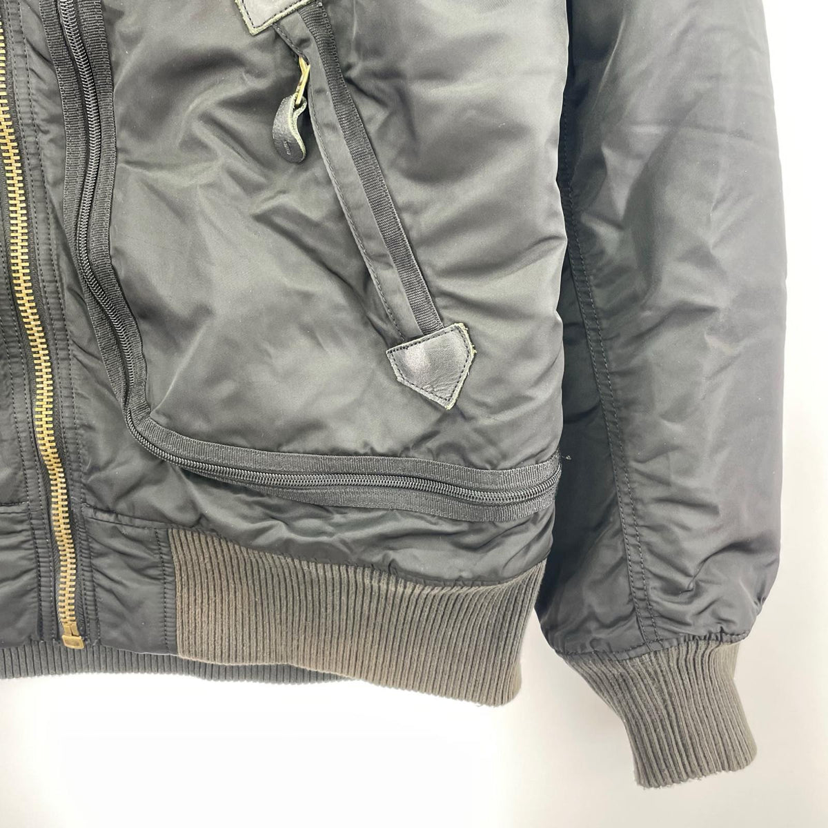 ジャケット INJECTOR X フェイクファー XL 黒 ブラック