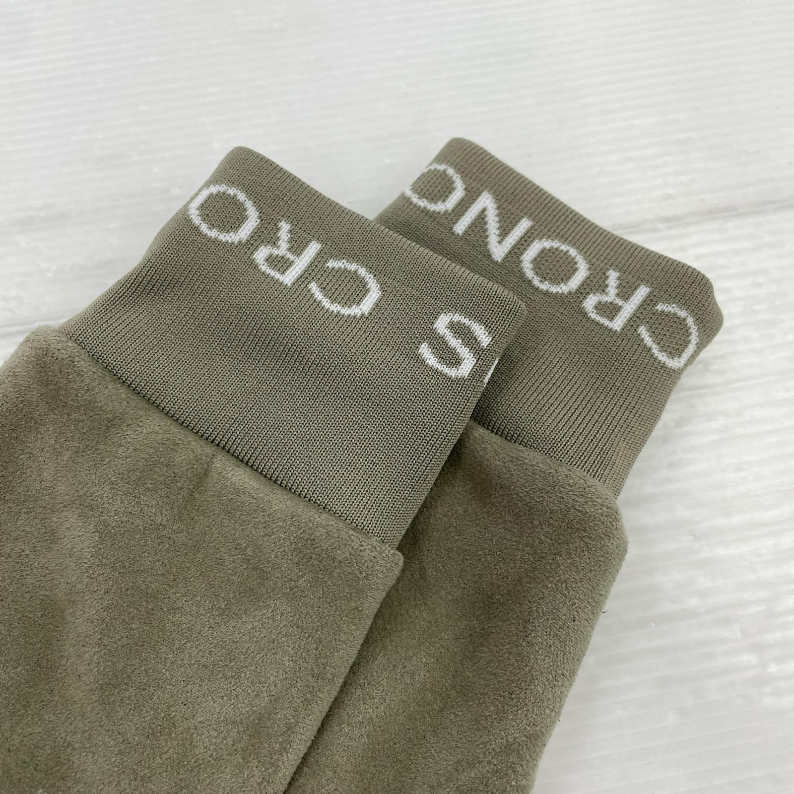 スウェット cronos ベージュ S グレー