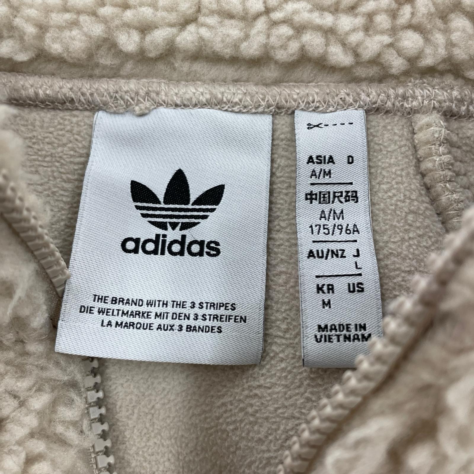 スウェット ハーフジップ ボアフリース (L) L ベージュ