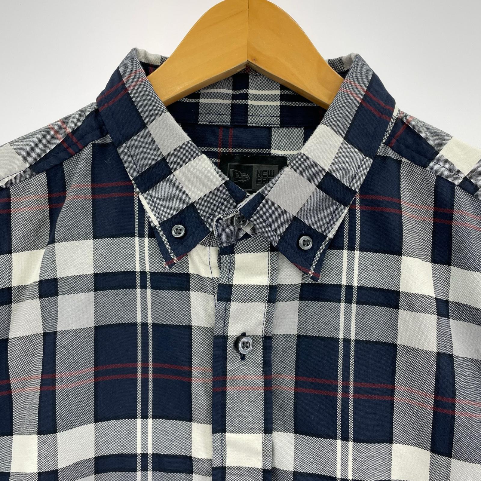 長袖シャツ NEW ERA 長袖チェックシャツ （XL）