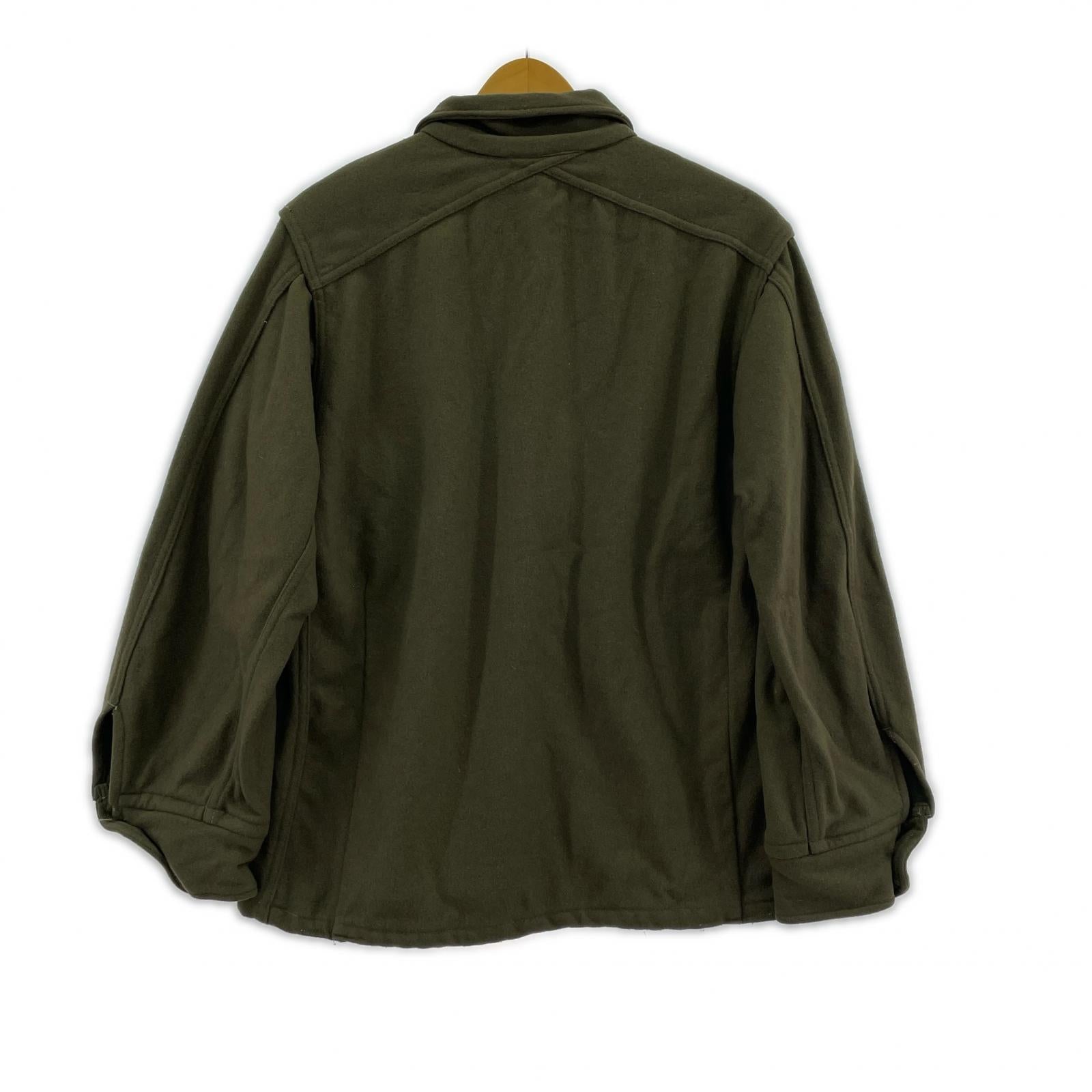 長袖シャツ USARMY ウールシャツ M グリーン