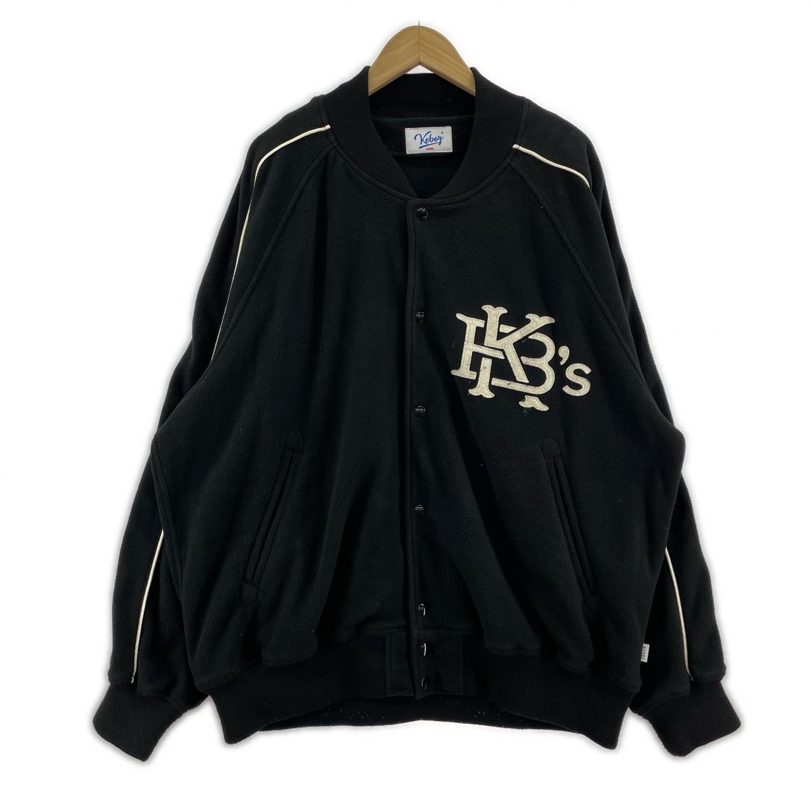 ジャケット FLEECE STADIUM JACKET BLACK L ブラック