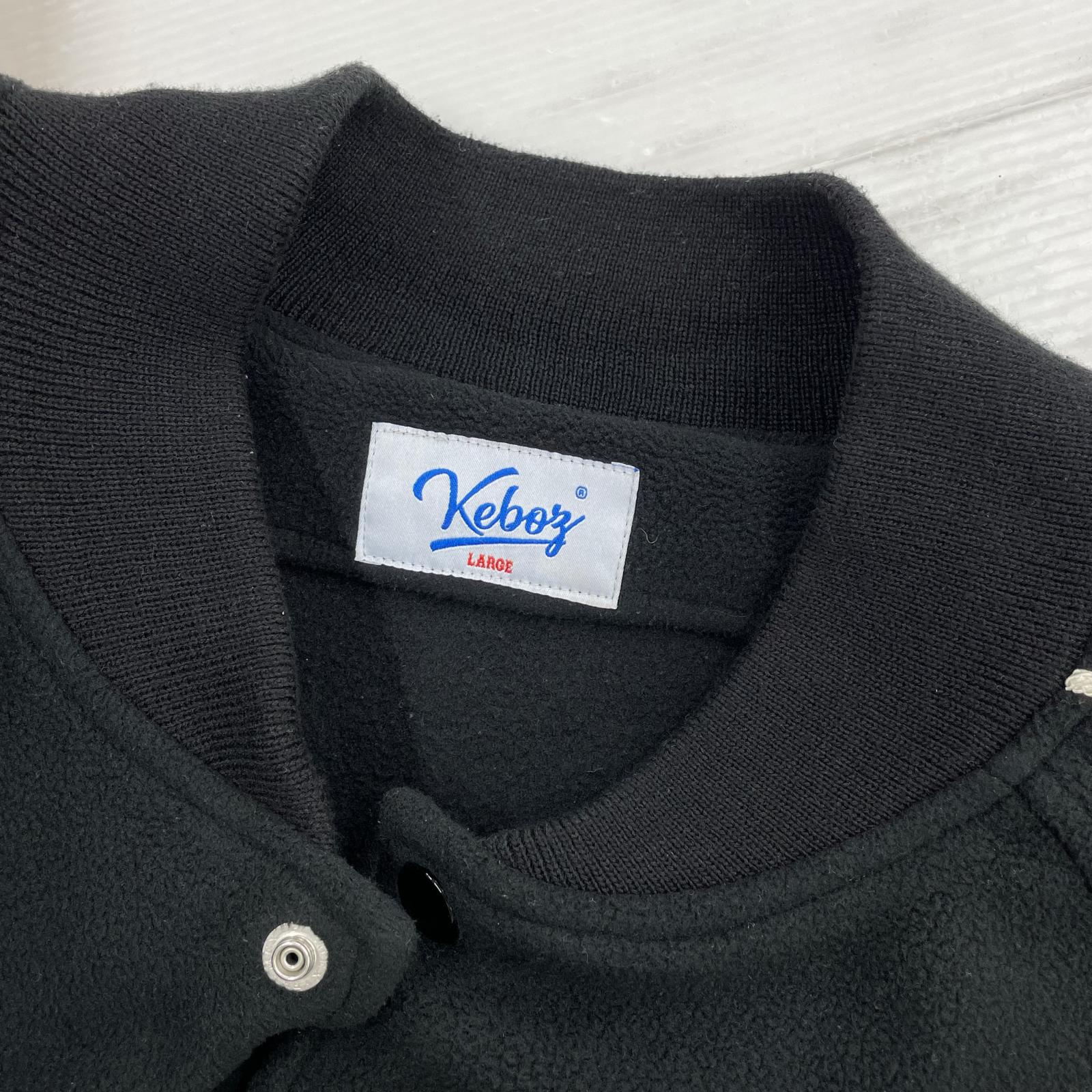 ジャケット FLEECE STADIUM JACKET BLACK L ブラック