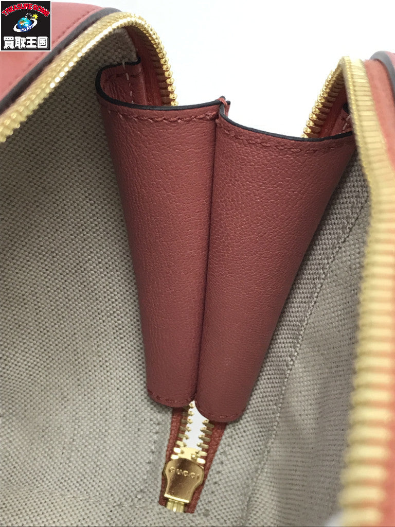 GUCCI ブロンディ トップハンドル 2WAYバッグ ピンク