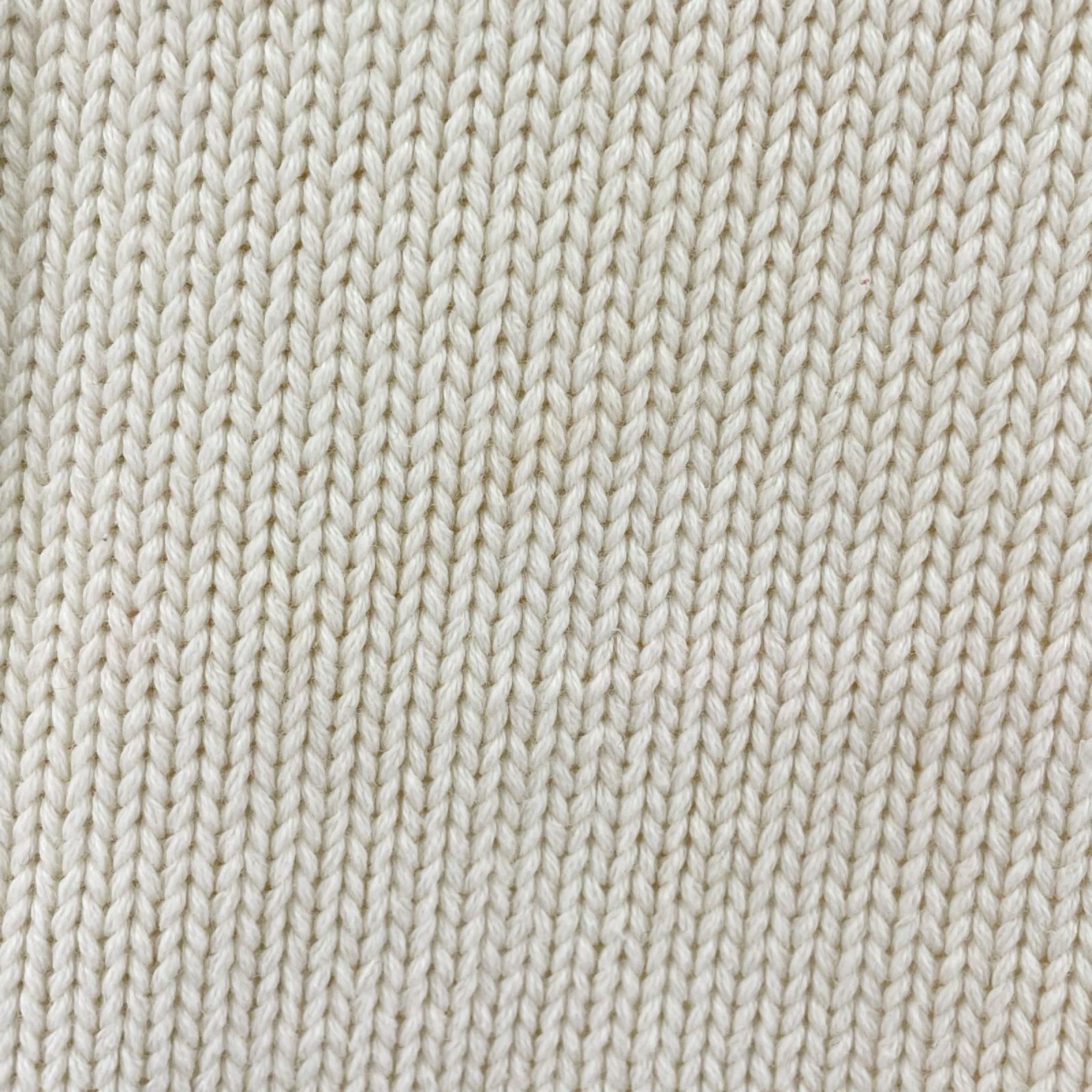ニット JEANS 星条旗 コットン 白 (M) M ホワイト