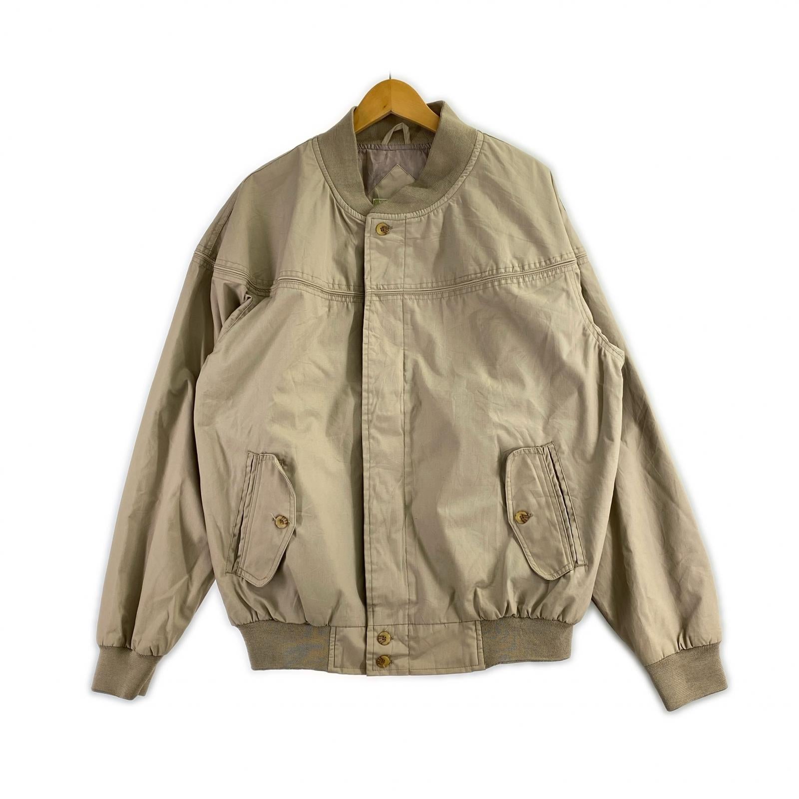 ブルゾン 80s Windbreaker ダービー ベージュ (M) M ベージュ