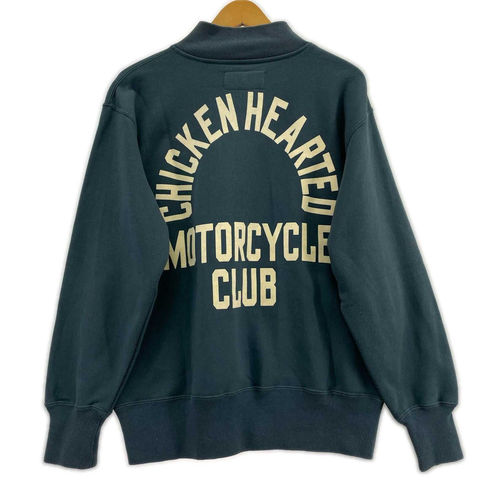 長袖Ｔシャツ 世田谷ベース ハーフジップスウェット 青 (M) M ブルー